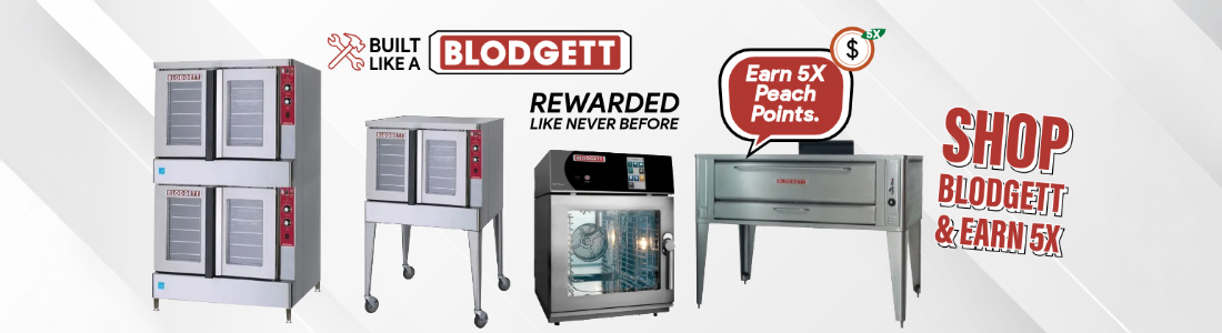 Built Like a Blodgett - Earn 5X Peach Points on All Blodgett Orders