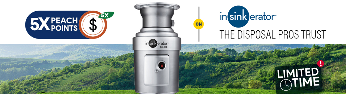 Earn 5X Peach Points on InSinkErator