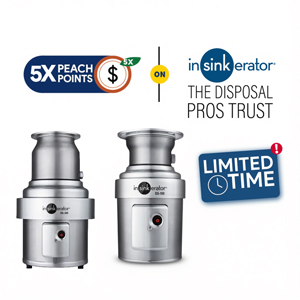 Earn 5X Peach Points on InSinkErator