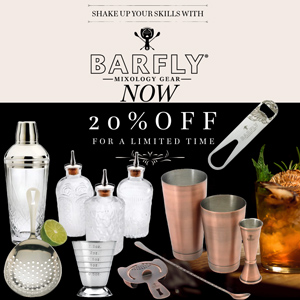 Barfly Mixology Tools on Sale - Save 20% 