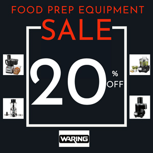 Waring Mixer, Toasters, Food Prep and more 20% Off