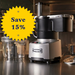 Waring Mixer, Toasters, Food Prep and more 15% Off