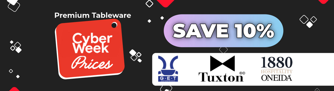 Cyber Week Specials on Tableware - Save 10% on Top Selling China and Flatware