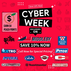 Cyber Week Sale - Save 10% on Middleby Equipment 