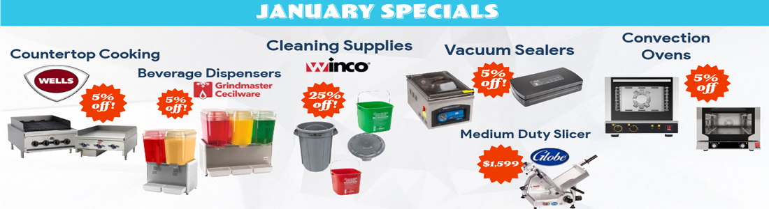 Janurary Showroom and Monthly Specials