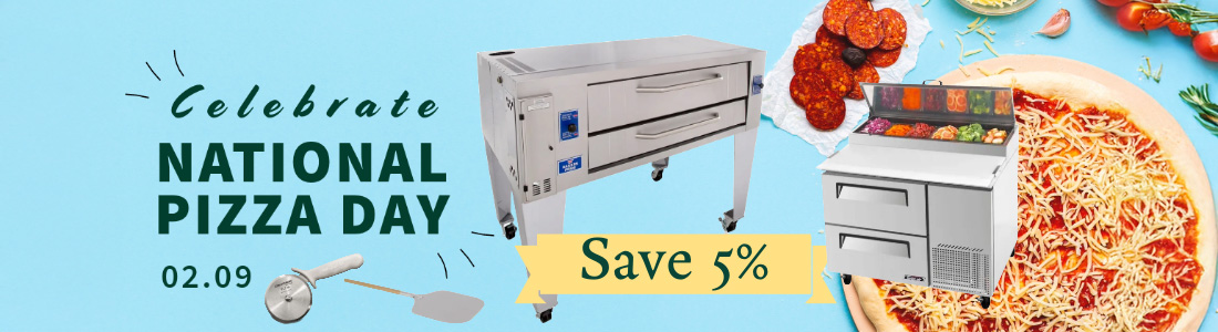 Serve It Hot for National Pizza Day — Save 5% on Pizza Equipment & Supplies