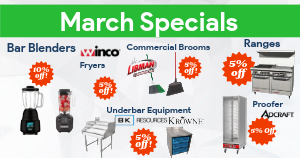 March Showroom and Monthly Specials - Save All Month Long