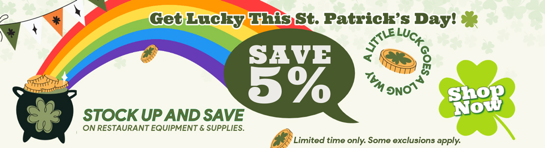 St. Patty's Day Weekend Sale! Save 5% on Hundreds of Items