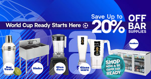 World Cup Bar Essentials Sale – Get Your Bar Ready
