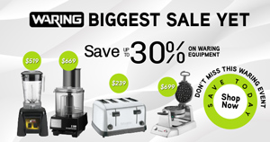 Waring - Biggest. Sale. Yet!  - Save up to 30% 