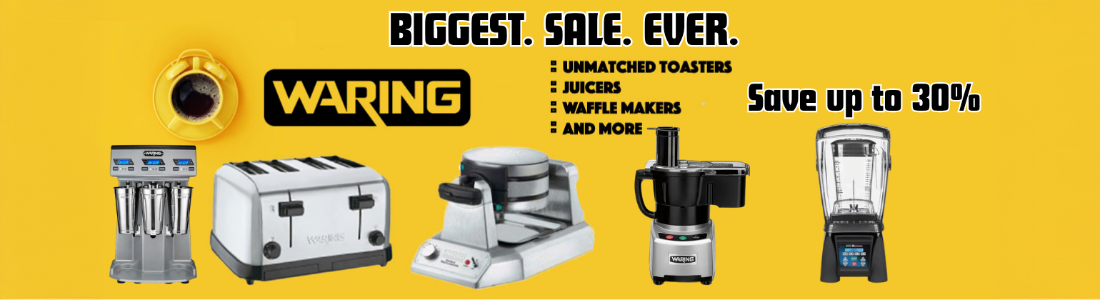 Waring - Biggest. Sale. Yet!  - Save up to 30%