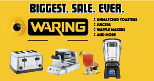 Waring - Biggest. Sale. Yet!  - Save up to 30% 