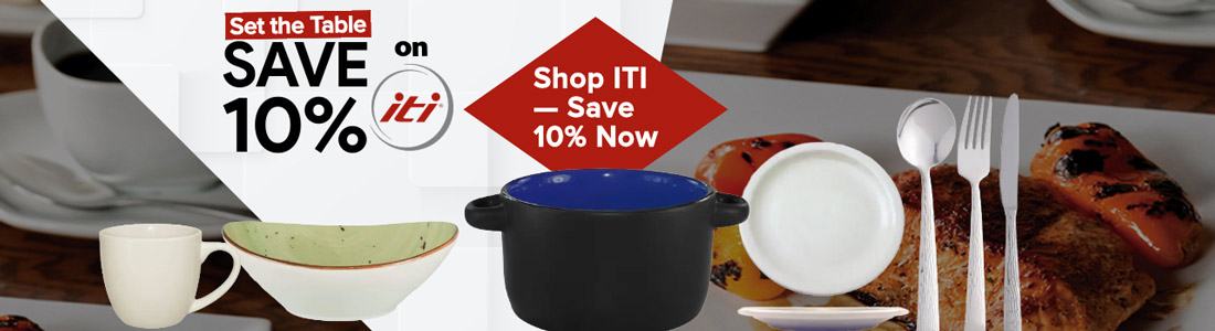 Save 10% on International Tableware - ITI - This Week Only