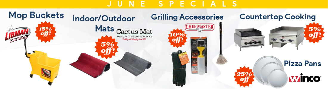 June Showroom and Online Specials