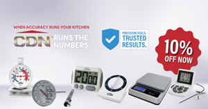 Save 10% on CDN Scales, Thermometers and More