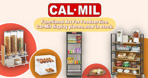 Now Offering Cal-Mil Display Cases and Serving Equipment and Supplies 