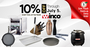 Winco Savings, Front of the House to  Back of the House– Take 10% Off Now!