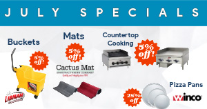 July Specials - July Specials: From Sizzle to Chill - Save on frying pans, gas connections and more