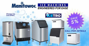 Save 5% on Ice Machines from Manitowoc and IceTro