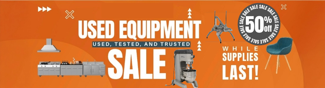 Used and Pre-Owned Equipment Sale - Save 50% on Most Items