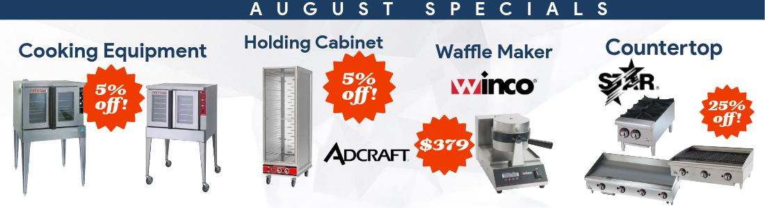 August Flyer and Showroom Specials