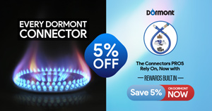 Save 5% on Dormont Gas Connectors + Earn Peach Points