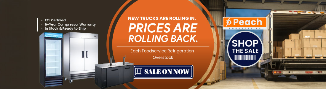 Peach Foodservice Refrigeration Overstock Sale