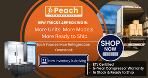 Peach Foodservice Refrigeration Overstock Sale