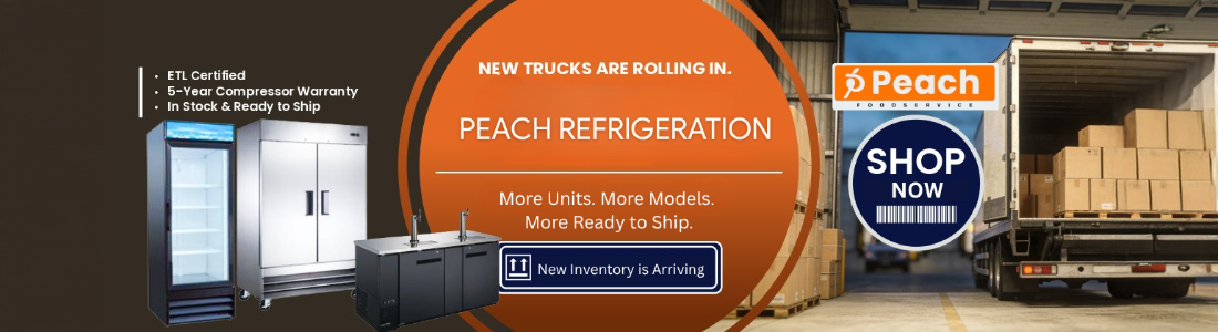 Peach Foodservice Refrigeration Overstock Sale
