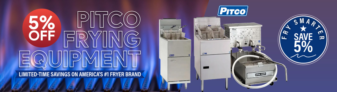 Pitco - Save 5% on All Pitco Fryers and Equipment