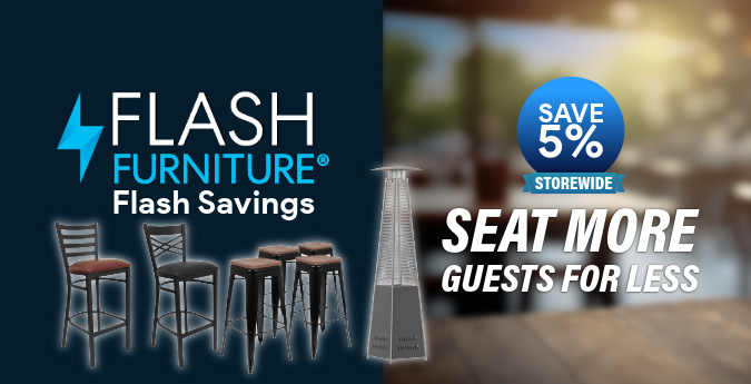 Flash Furniture Is Here. Save 5% This Week Only.