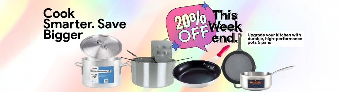 Saturday Deals - Save 20% on Cookware, Pots & Pans
