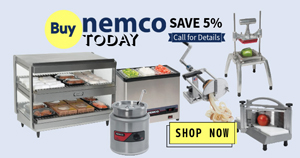 Save 5% on Nemco - Call for Details 