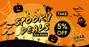 Spooky Deals: Save 5% on Top Sellers