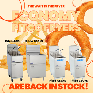 Pitco Economy Fryers are Back in Stock