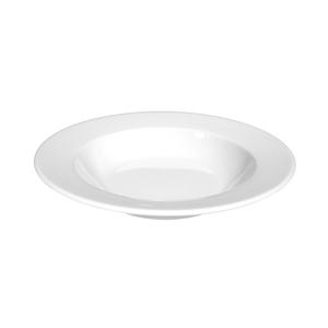 Mikasa Hospitality 001-160941 Seltmann White China 8.9in Dia. Deep Plate - 6 Each 