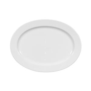 Mikasa Hospitality 001-172056 Seltmann White Porcelain 11" x 8.2" Oval Platter - 2 Each