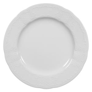 Mikasa Hospitality 001-600942 Seltmann White Porcelain 12" Dia. Plate - 6 Each