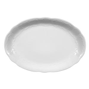 Mikasa Hospitality 001-606215 Seltmann White Porcelain 13.8in x 9.5in Oval Platter - 2 Each 
