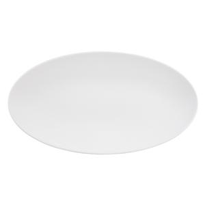 Mikasa Hospitality 001-733789 Seltmann White Porcelain 12.9" x 7" Coupe Platter - 2 Each