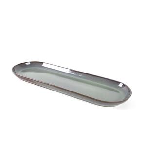 Mikasa Hospitality 01-741-60 Select Concept Green Stoneware 17.7in x 5.9in Oval Platter 