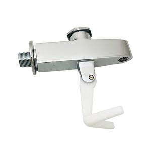 Fisher 10200 Wall Mount Push-Back Glass Filler Faucet w/ Flange