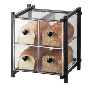Cal-Mil 1146-13 14in x 14.75in Clear Acrylic Countertop 2-Tier Bread Case 