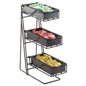 Cal-Mil 1235-13-96 Midnight Bamboo 5.25in x 14in x 18"H Condiment Organizer 
