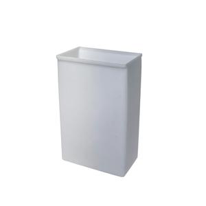 Channel Manufacturing 123B-W 15" x 9" x 22" White Plastic Ingredient Bin