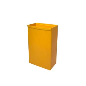 Channel Manufacturing 123B-Y 15" x 9" x 22" Yellow Plastic Ingredient Bin