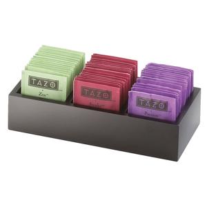 Cal-Mil 1246-96 Midnight Bamboo 9.5" x 4.5" (3) Slot Packet Dispenser