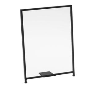 Cal-Mil 1264 8.5" x 11" Black Iron Signage Holder - 3 Each