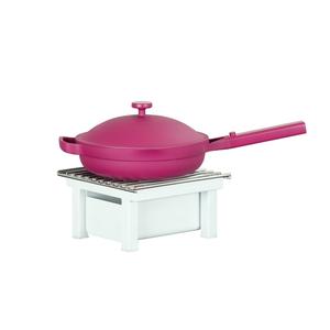 Cal-Mil 1348-12-15 Juno 10.25in x 10in Square White Chafing Dish Stand 