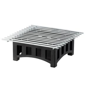 Cal-Mil 1360-12-13 Mission 10.25inx 10in x 7.5"H Chrome-Plated Chafing Dish Frame 